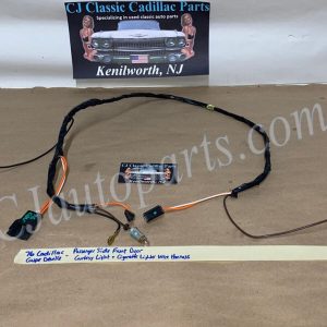 OEM 1975 1976 Cadillac Deville Eldorado Fleetwood Calais RIGHT FRONT DOOR COURTESY LIGHT & ASHTRAY LIGHTER WIRE HARNESS #9735905